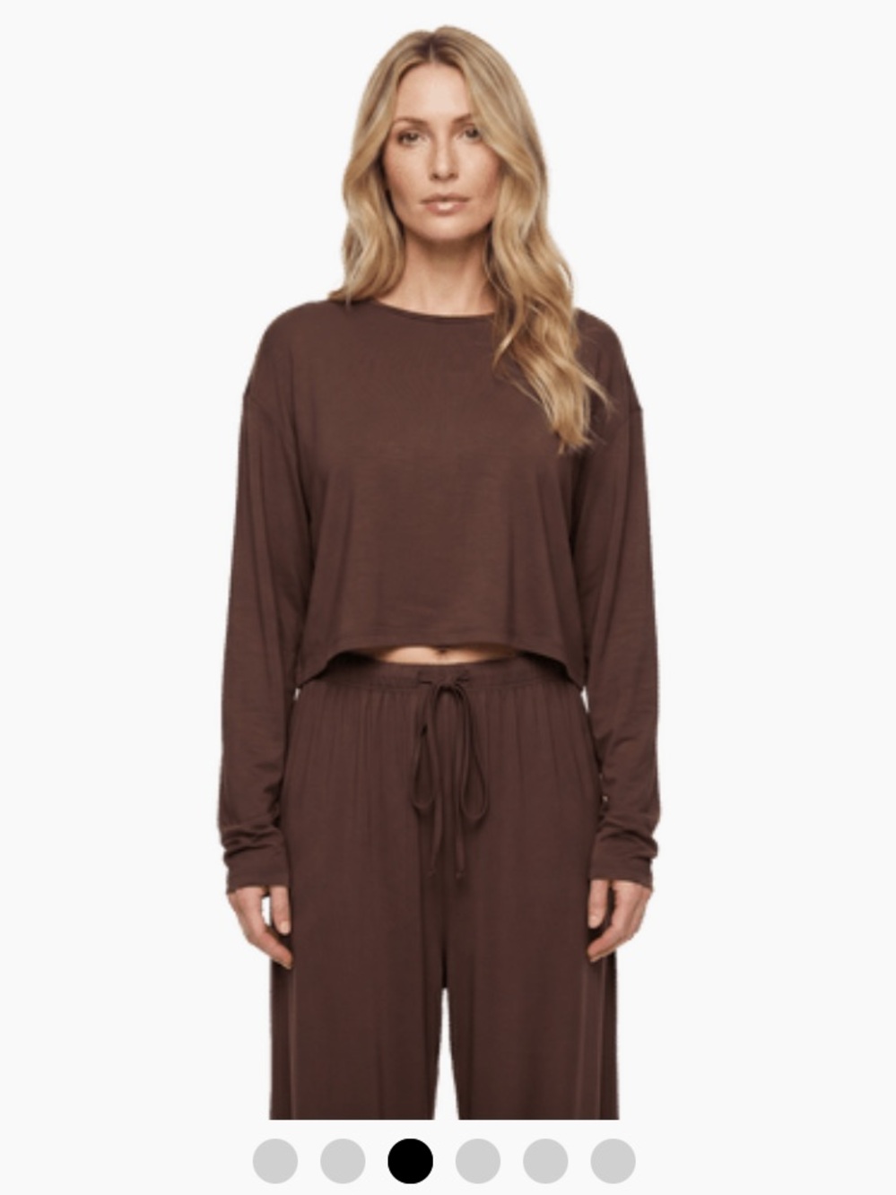 Bumpsuit Cloud Crop Long Sleeve Tee - Picture 3 of 8